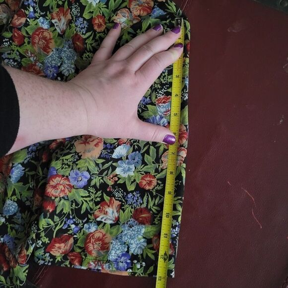 Stitches The Dress Co Vintage Floral Semi Button-Up Midi Dress - Picture 10 of 12